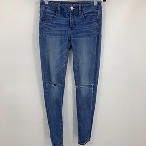 American‎ Eagle AEO womens 4 jeans super stretch